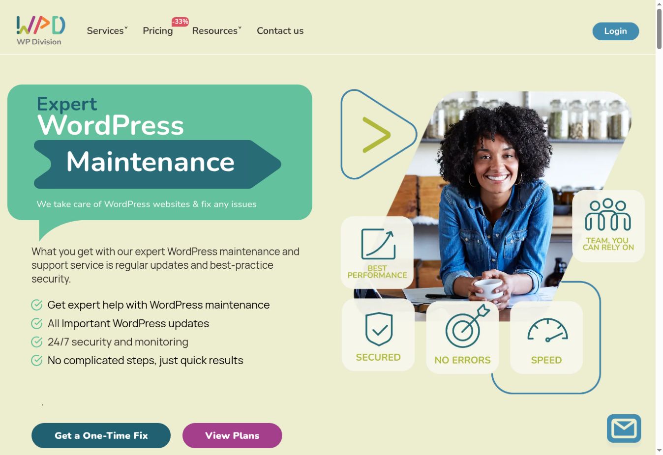 WP Division WordPress maintenance SaaS website